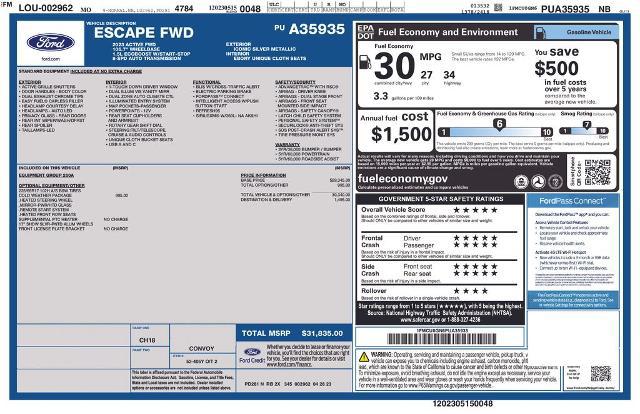 2023 Ford Escape Active for sale in El Dorado Springs, MO