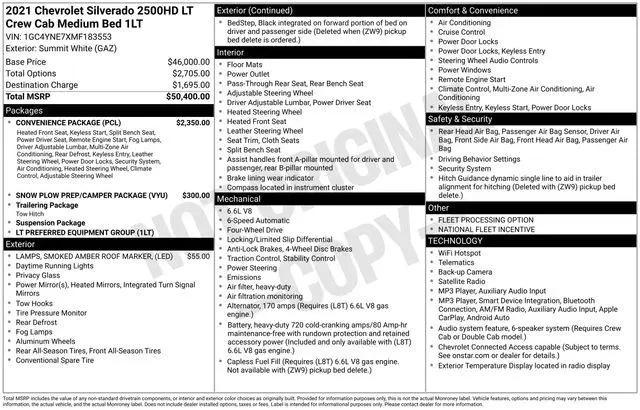 2021 Chevrolet Silverado 2500HD for sale near Millersburg, OH