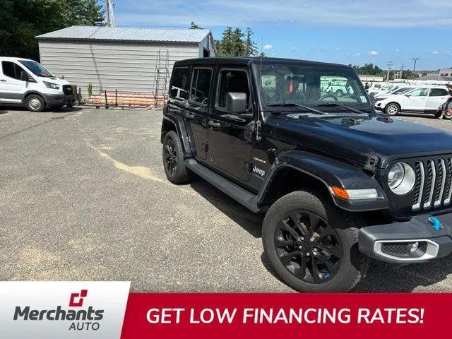 2022 Jeep Wrangler 4xe Unlimited Sahara 4x4 for sale in Hooksett, NH