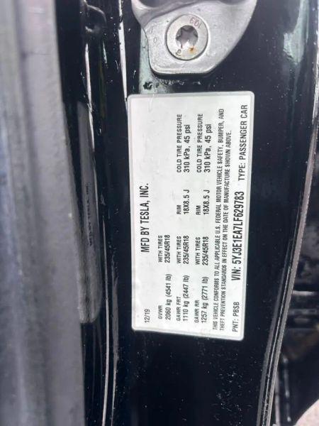 2020 Tesla Model 3 Standard Range Plus Rear-Wheel Drive