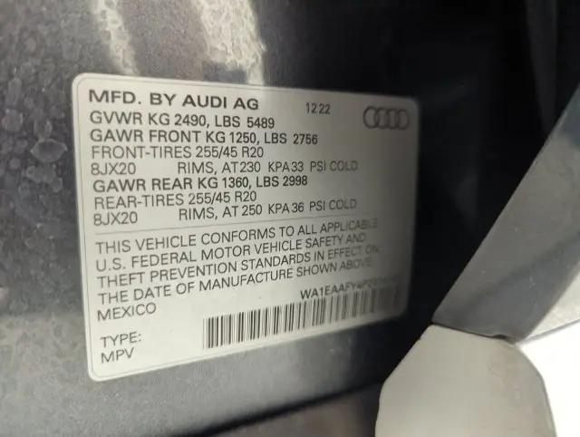 2023 Audi Q5 Premium Plus 45 TFSI S line quattro