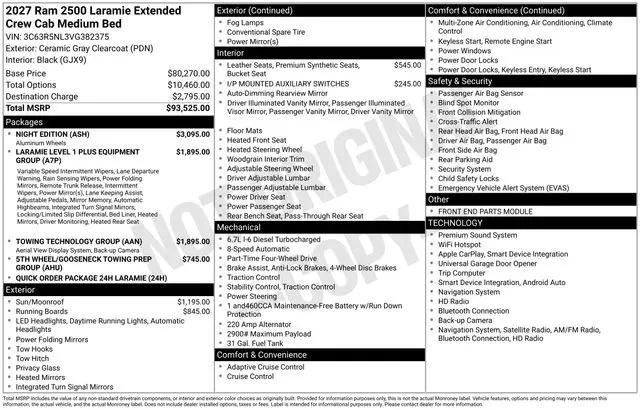 2027 Ram 2500 Laramie for sale in Salt Lake City, UT