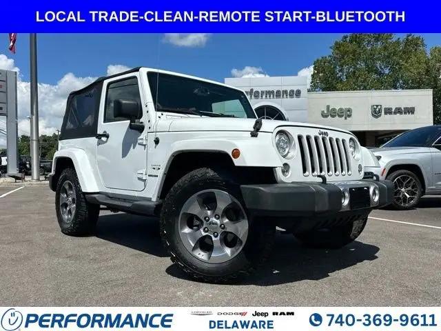 2017 Jeep Wrangler Sahara 4x4 for sale near Delaware, OH