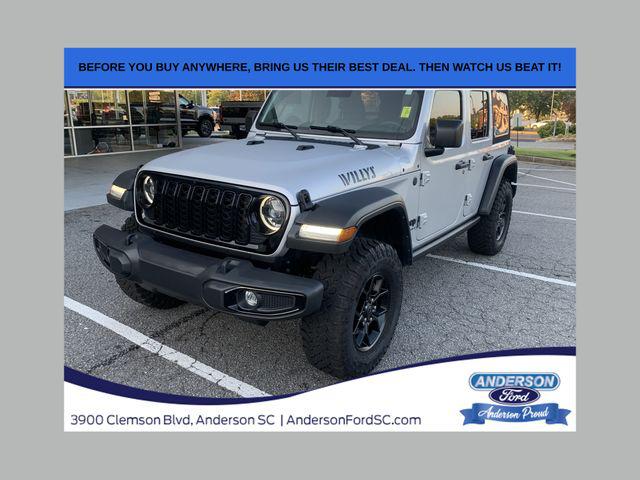 2024 Jeep Wrangler 4-Door Willys 4x4 for sale in Anderson, SC
