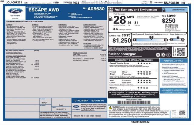 2022 Ford Escape SEL for sale in FARGO, ND