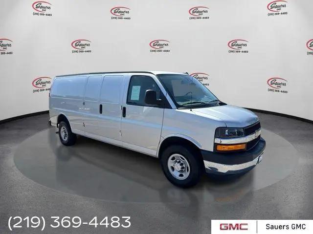 2024 Chevrolet Express Cargo Van RWD 3500 Extended Wheelbase WT for sale in La Porte, IN