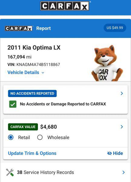 2011 Kia Optima LX