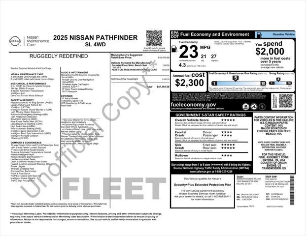 2025 Nissan Pathfinder SL 4WD for sale in FARGO, ND