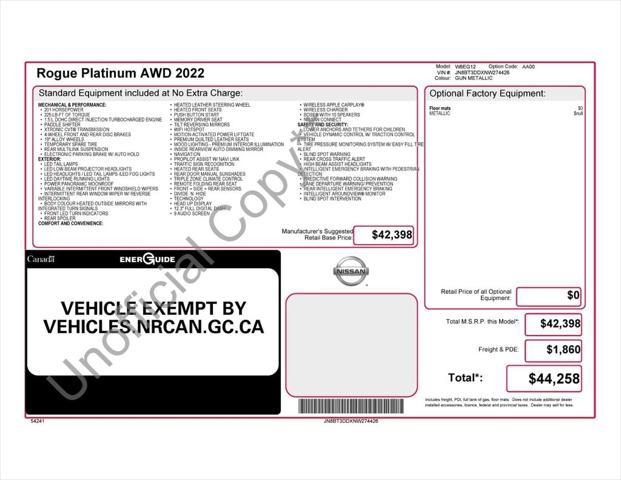 2022 Nissan Rogue Platinum Intelligent AWD for sale in FARGO, ND