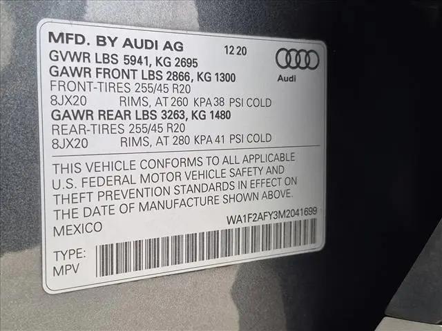 2021 Audi Q5 Prestige 55 TFSI e quattro S tronic