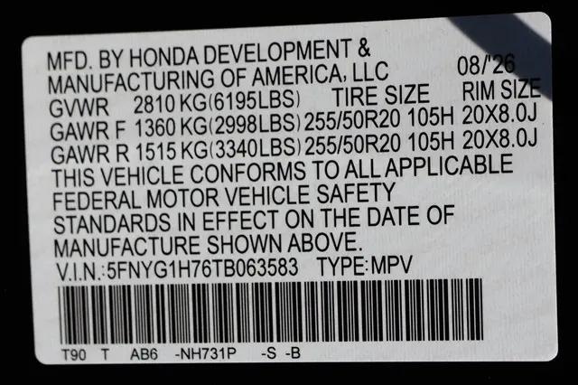 2026 Honda Pilot Touring Blackout