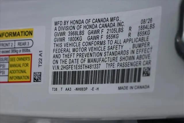 2026 Honda Civic Sedan