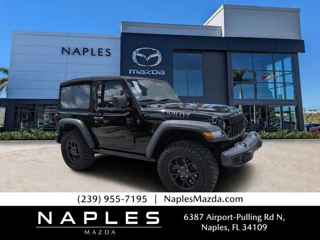 2024 Jeep Wrangler 2-Door Willys 4x4 for sale in Naples, FL