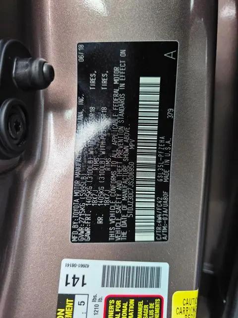 2018 Toyota Sienna LE 7 Passenger