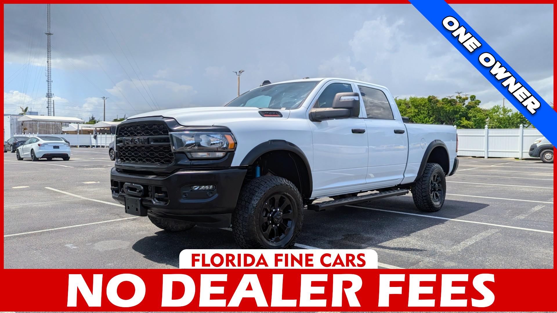 Bright White Clearcoat 2024 RAM 2500 Pickup Truck Four-Wheel Drive Automatic