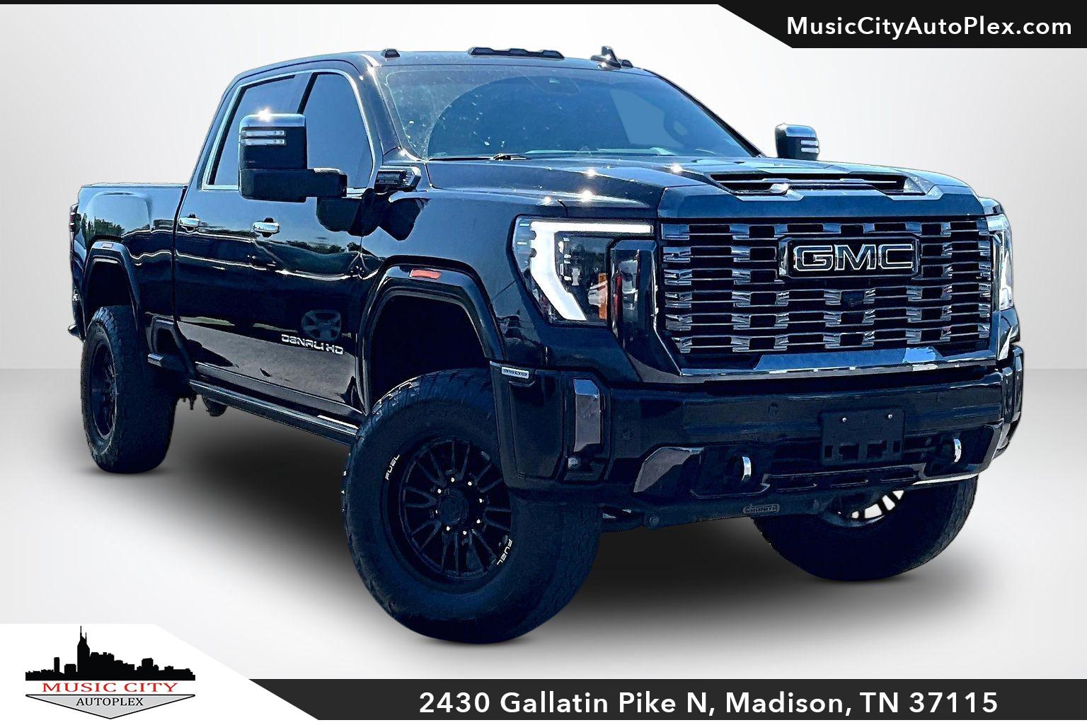 Onyx Black 2024 GMC Sierra 3500HD Pickup Truck Four-Wheel Drive Automatic