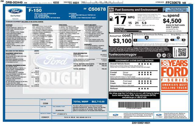 2015 Ford F-150 LARIAT