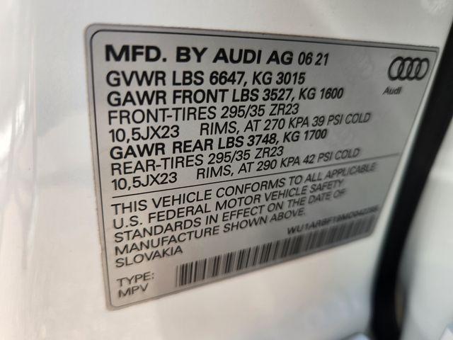 2021 Audi RS Q8 TFSI quattro Tiptronic