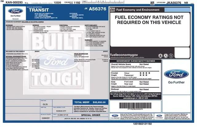 2018 Ford Transit T-250