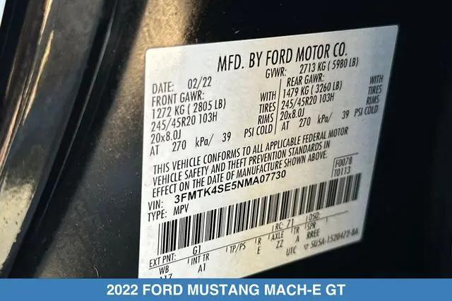 2022 Ford Mustang Mach-E GT