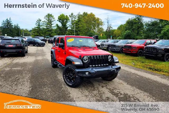 2021 Jeep Wrangler Willys 4x4 for sale in Waverly, OH