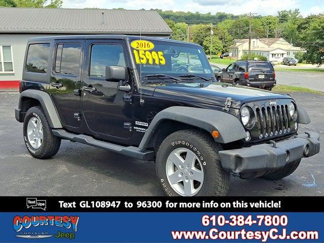 2016 Jeep Wrangler Unlimited Sport 2016 Jeep Wrangler Unlimited Sport