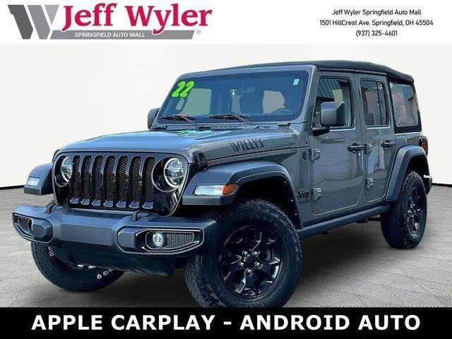 2022 Jeep Wrangler Unlimited Willys 4x4 for sale in Springfield, OH