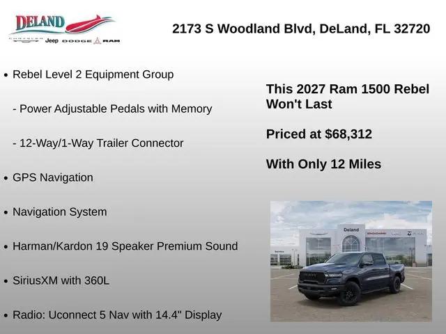 2027 Ram 1500 Rebel