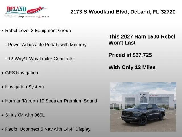 2027 Ram 1500 Rebel