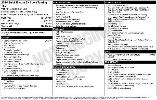 2024 Buick Encore GX Sport Touring FWD