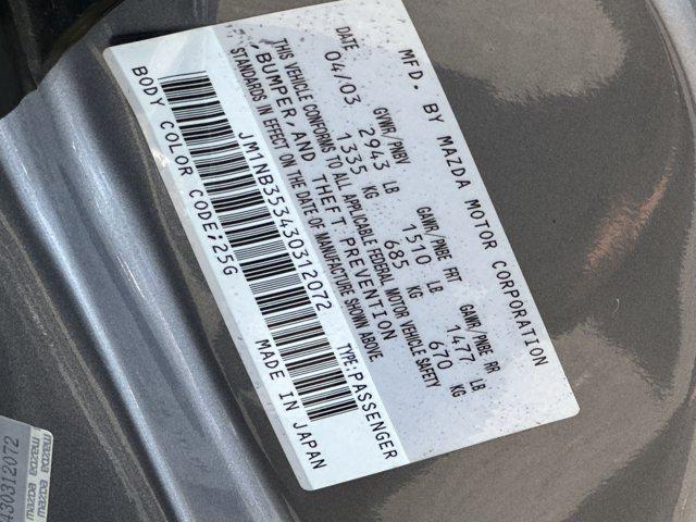 2003 Mazda MX-5 Cloth