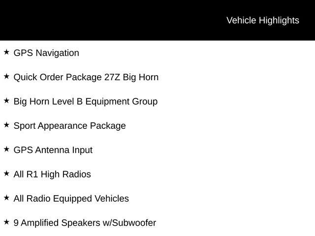 2023 Ram 1500 Big Horn Crew Cab 4x4 57 Box