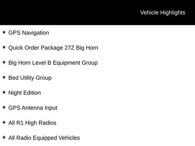 2023 Ram 1500 Big Horn Crew Cab 4x4 57 Box