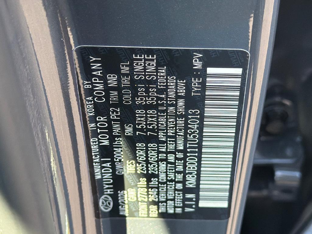 New 2026 Gray HYUNDAI SEL AWD image 33