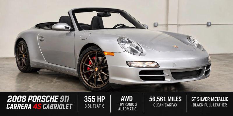 2008 Porsche 911 Carrera 4S for sale in Brea, CA