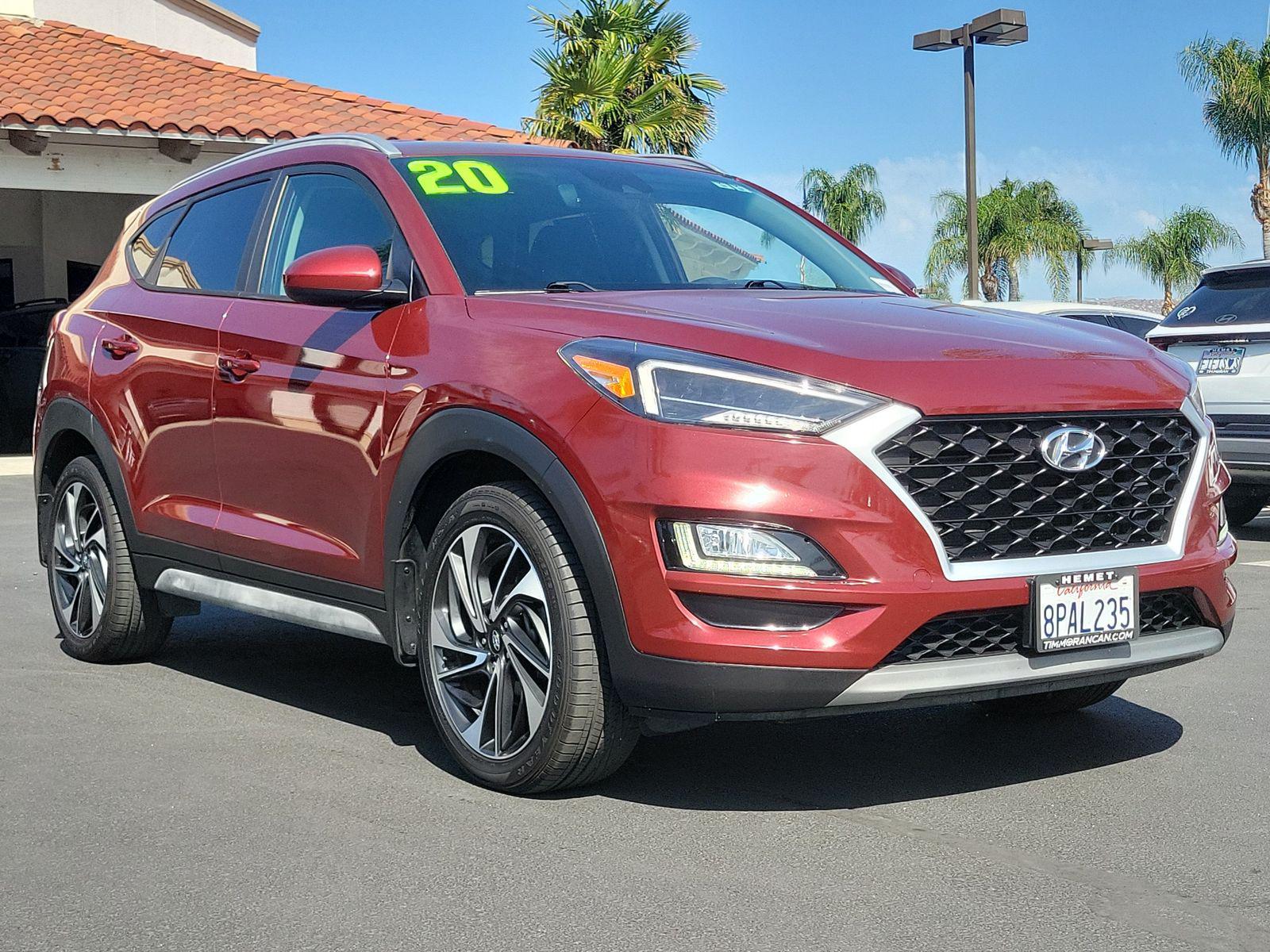 Used 2020 Hyundai Tucson Sport with VIN KM8J33AL6LU110386 for sale in Hemet, CA