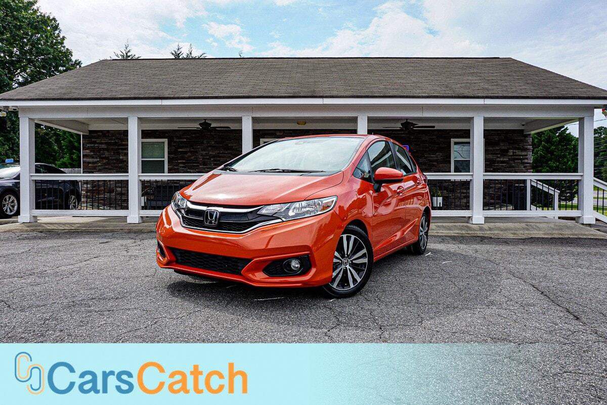 Orange Fury 2018 Honda Fit Hatchback Front-Wheel Drive Automatic