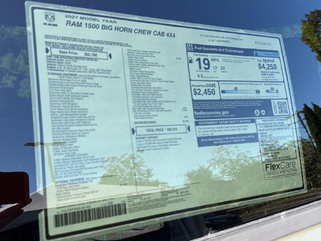 2027 Ram 1500 Big Horn