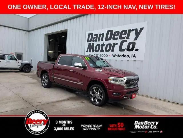2022 Ram 1500 Limited Crew Cab 4x4 57 Box for sale in Waterloo, IA