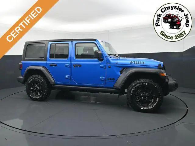 2022 Jeep Wrangler Unlimited Willys 4x4 for sale in Burnsville, MN