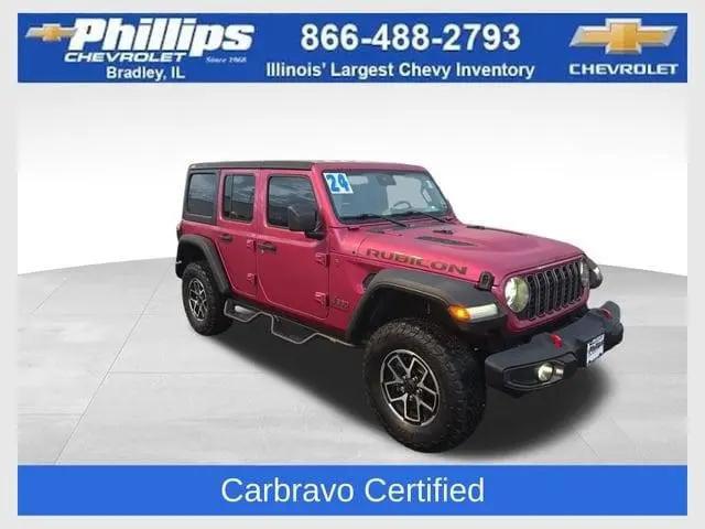 2024 Jeep Wrangler 4-Door Rubicon 4x4 for sale in Bourbonnais, IL