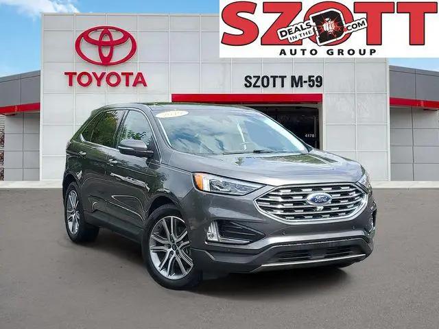 2019 Ford Edge Titanium for sale in Waterford, MI