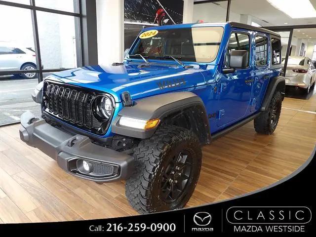 2024 Jeep Wrangler 4-Door Willys 4x4 for sale in Cleveland, OH