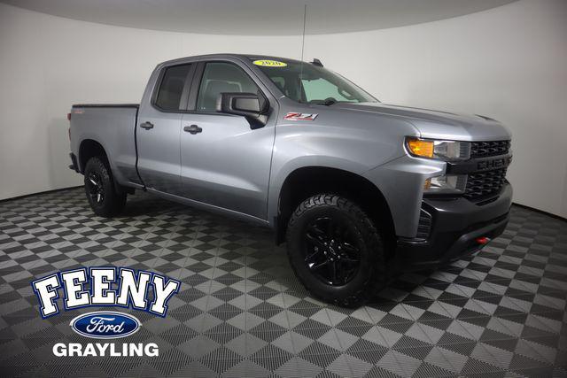 2020 Chevrolet Silverado 1500 4WD Double Cab Standard Bed Custom Trail Boss for sale in Grayling, MI