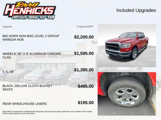 2019 Ram 1500 Big Horn/Lone Star Crew Cab 4x4 57 Box