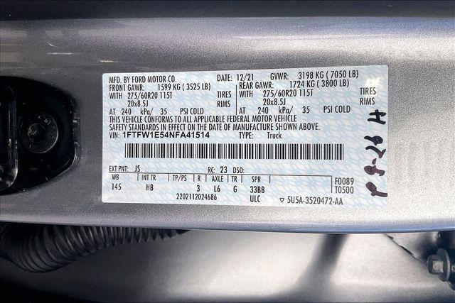 2022 Ford F-150 LARIAT