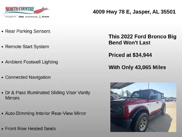 2022 Ford Bronco Big Bend