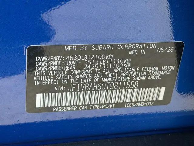 2026 Subaru WRX Premium