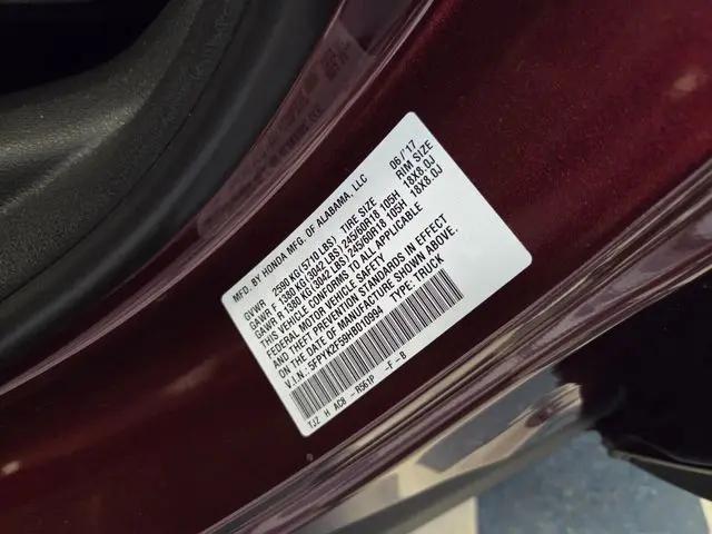 2017 Honda Ridgeline RTL
