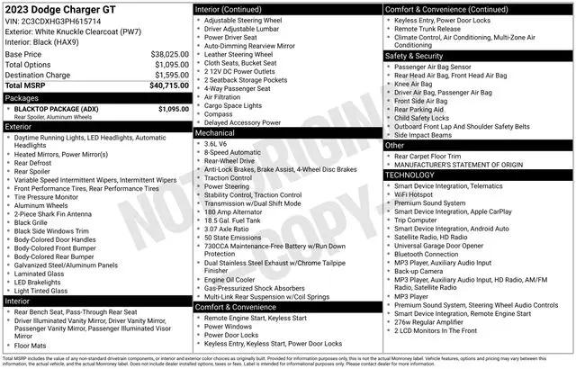 2023 Dodge Charger GT for sale near Norwalk, OH